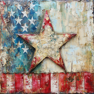 Patriotic Sign, USA Sign, DCO-13578, Sign For Wreath, 10x10